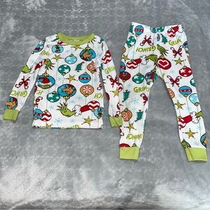 Kids 2T The Grinch 2 Piece Pajama Set